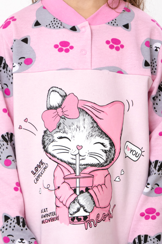 Піжама для дівчинки на кнопці